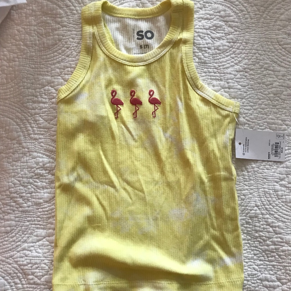 NWT girls size 7 tank
